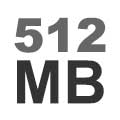 512MB